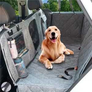 Pets Car Dog Cover Back Seat -Car Hammock for Dogs Waterproof-Dog Car Seat Cover